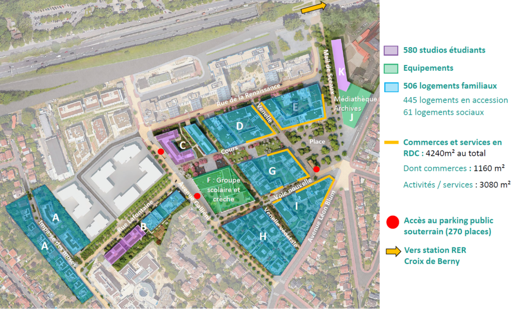 Programme du futur quartier Jean Zay